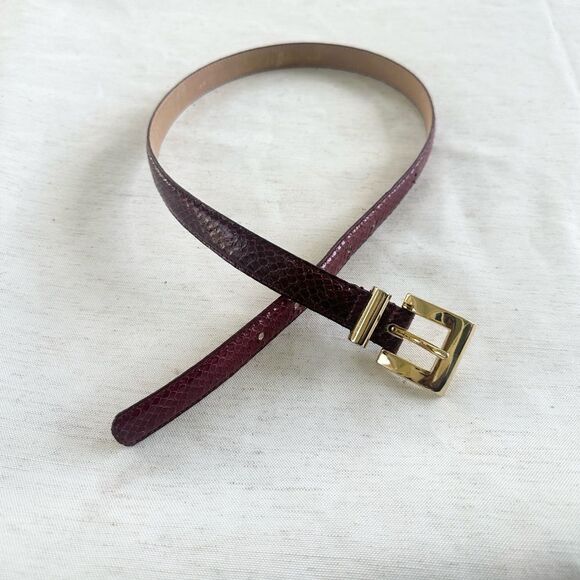 Vintage Snakeskin Women’s Belt S/M main image 5